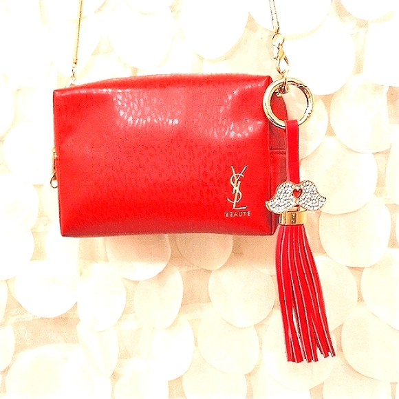 Yves Saint Laurent Bags Yves St Laurent Crossbody Purse Red